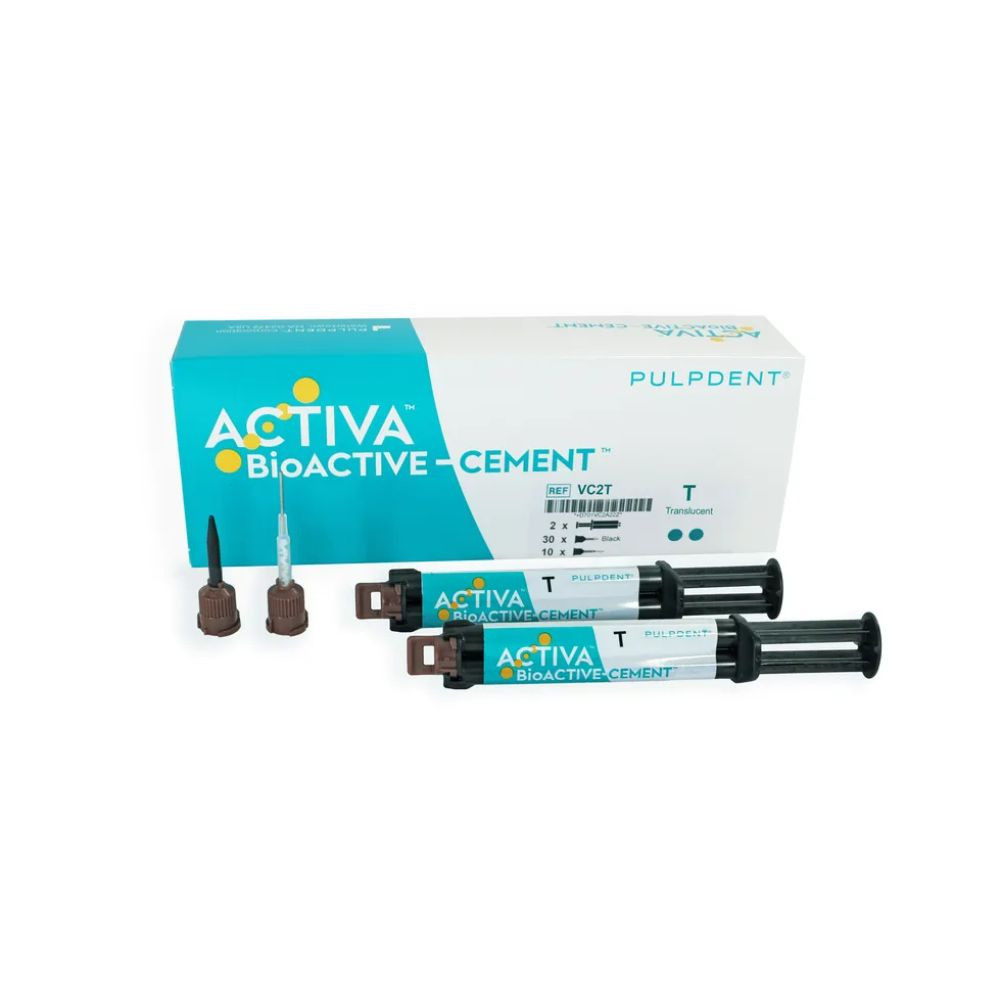 ACTIVA bioACTIVE-CEMENT - Translucide - 2 seringues de 5mL