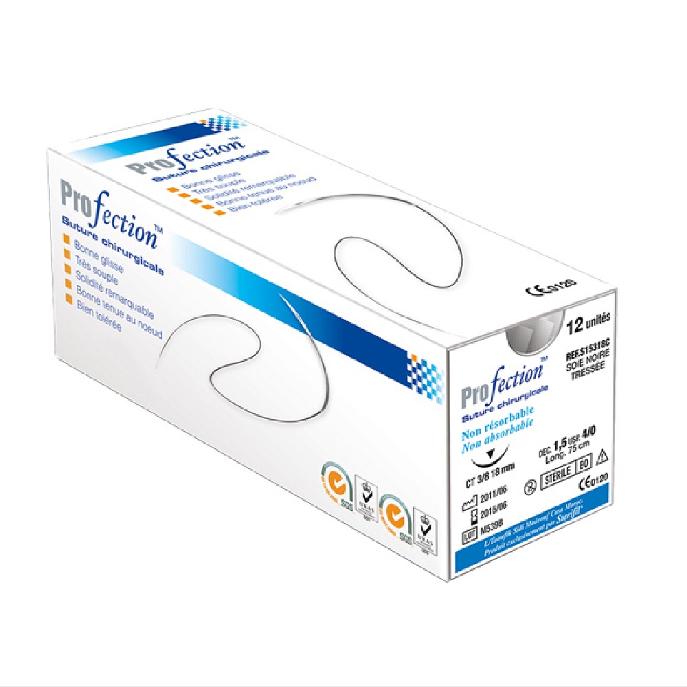 Fil Surgicryl PGA 5/0 1/2 13mm  