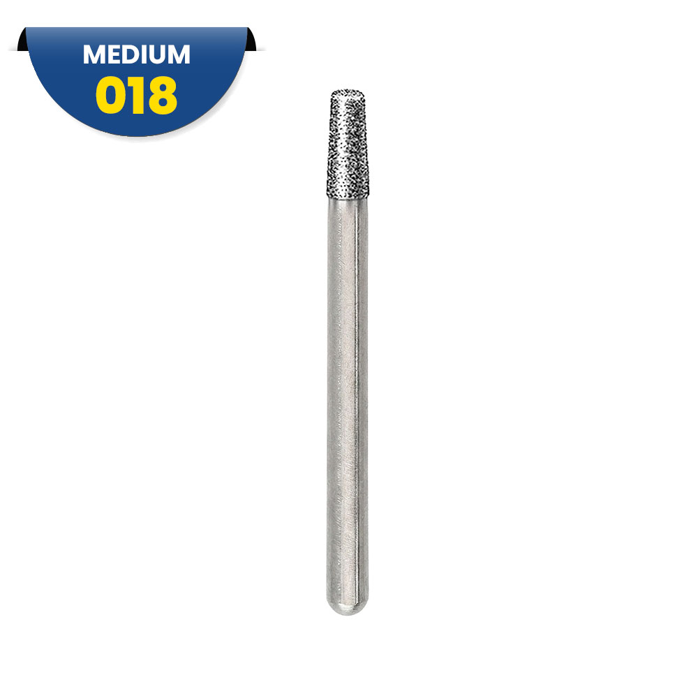 845KR - Fraise diamantée FG conique arrondie - 314 018 (bte de 5) 