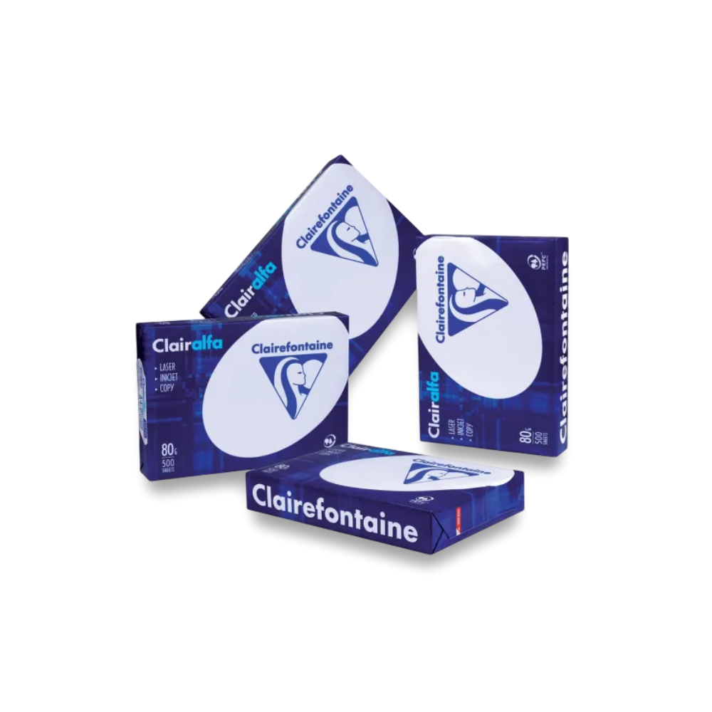 Ramette de papier A4 blanc (500 feuilles)