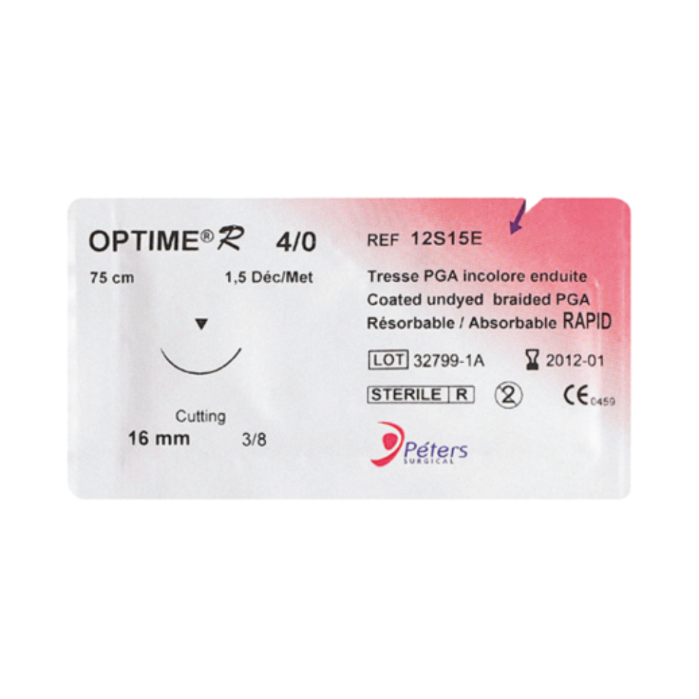 Suture Optime 5/0 R18 70cm 18S10C (36)