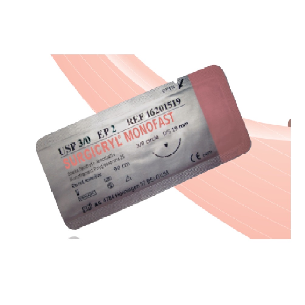 Surgicryl Monofast avec aiguille noire