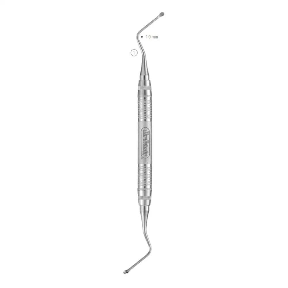 Curette microchirurgicale Al-Fouzan n°1 (1 mm) MCAF-1