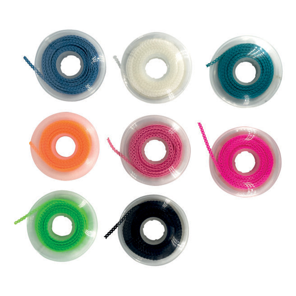 Chainette élastique très serrée pour appareils dentaires