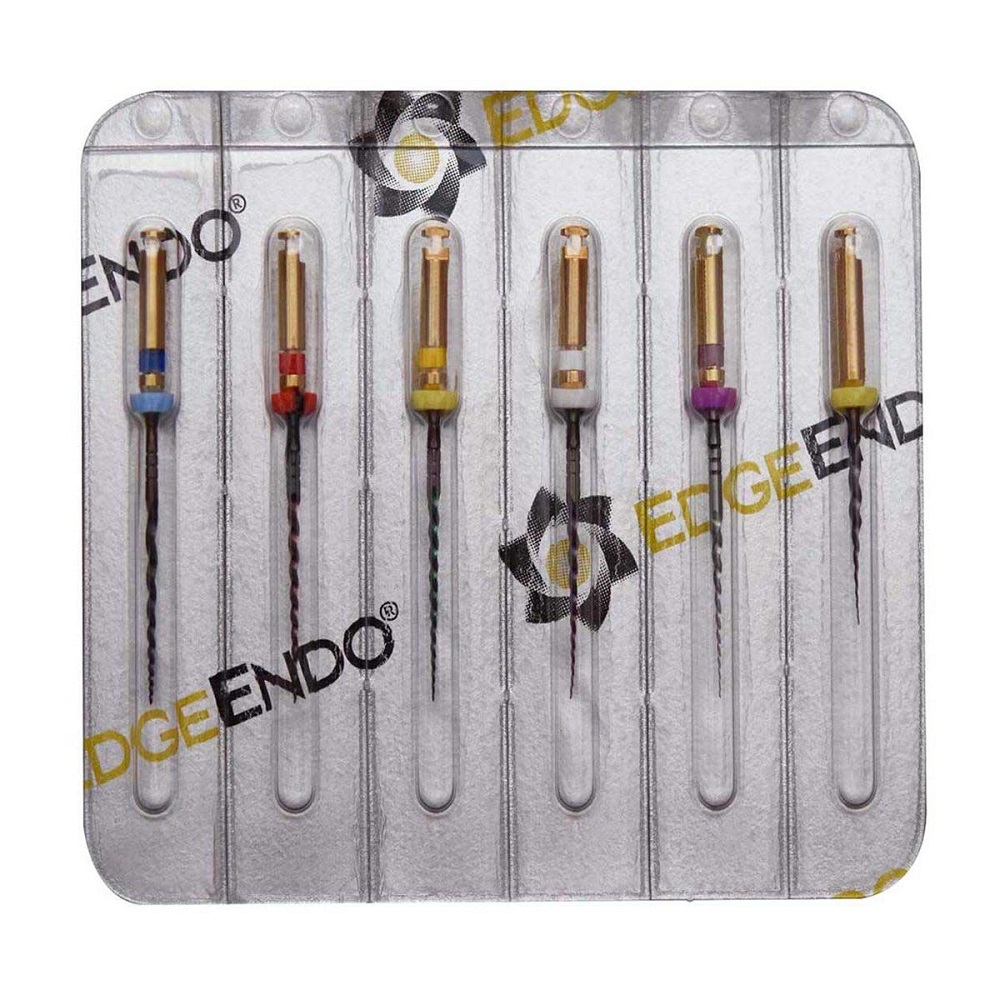 Limes Edgetaper Platinum Stérile - 25mm Assortiment (6)