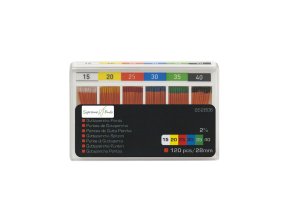 Pointes de gutta ISO radio-opaques 2 % - boîte de 120