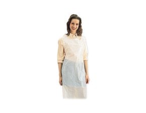 Tabliers jetables imperméables - sachet distributeur de 100