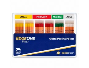 Pointes de gutta percha EdgeOne Fire radio-opaques - boîte de 60
