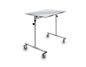 Table pont avec plateau fixe en inox - l'unité