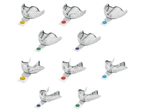 Porte-empreintes Inox Perma-Lock Perforés