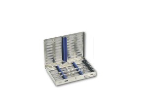 Cassette Inox 18x14 Bleu 10 Instruments