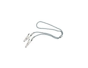 Chaînette porte serviette avec clips et fermoir - l'unité
