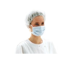 Charlottes non tissées blanches - boîte de 200