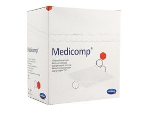 Compresses non tissées stériles 4 plis Medicomp