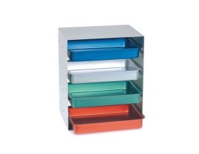 DISPLAY ALU VIDE - POUR 4 TUBS NICHROMINOX