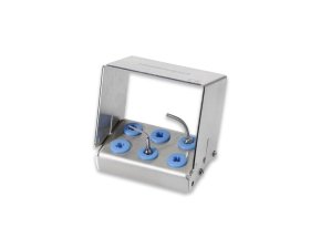 Clips polyvalent 6 perforations - 3,5 mm - bleu
