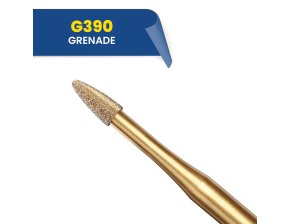 390 - Fraise diamantée grenade (bte de 5)