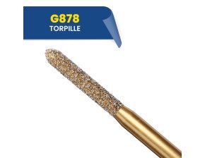 878 - Fraise diamantée torpille (bte de 5)