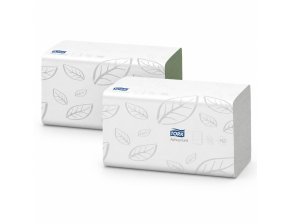 Essuie-mains 2 plis pliés en V doux - 15 paquets de 250 feuilles