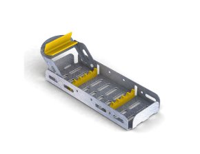 Jeu Silicone Pour Easy Tray 18X7 - Jaune