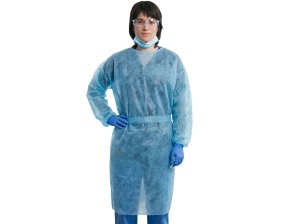 Blouses d'isolation stériles Foliodress S bleues - lot de 48