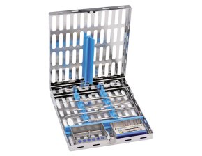 CASSETTE INOX 18X20 BLEU NV MODELE NICHROMINOX