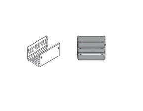 Support pour 4 cassettes standard & din