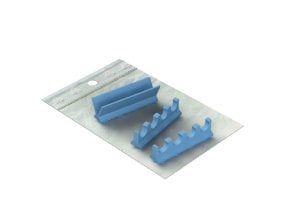 Jeu de silicones bleus pour cassettes 18x7 de 4 instruments
