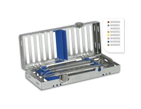 Cassette IMS 1/4 DIN - 5 instruments - bleu