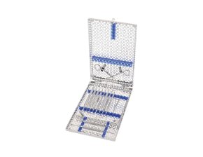 Cassette IMS chirurgie - 18 instruments - bleu océan