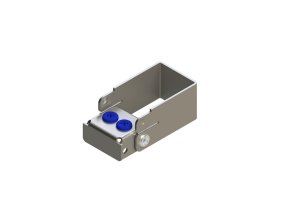 Plug in 2 perfo H40 - bleu