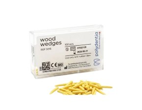 Coins en bois 15mm jaune - sachet de 100 pcs