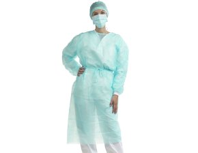 Blouse stérile Standard verte - lot de 50