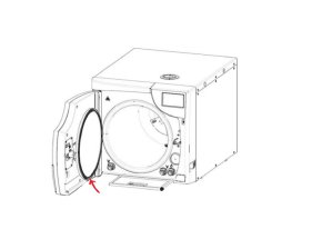 Joint de porte pour autoclave Bravo G4 28L