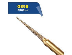 G858 - Fraise diamantée FG bout pointu (bte de 5)