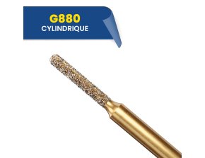 880 - Fraise diamantée cylindrique (bte de 5)