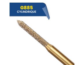Fraises diamantées cylindriques G885 (bte de 5)
