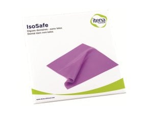 Digue sans latex violette medium Isosafe (6cm x 6 cm)