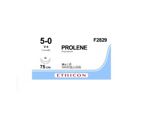Fil de suture Prolène 5-0 / V-4 75 cm - F2829 (36)