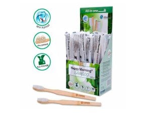 Brosses à dents Happy morning en bambou (40)