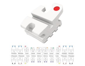 Bracket Relection Roth 5X5 - 3/4/5 - crochet 018 - kit OT