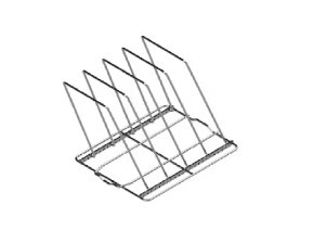 Rack pour 4 K7 MELAtrays Flex 2