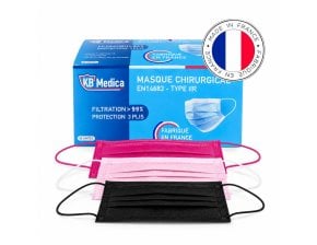 Masques chirurgicaux adulte type IIR - boîte de 50