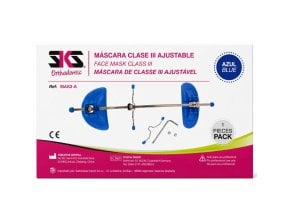 Masque facial - classe III - bleu