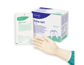 Gants latex stériles peha-taft non poudrés HARTMANN - boîte de 50 paires