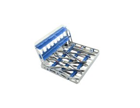 Easy Tray 21 x 18 cm - 3 instruments - bleu