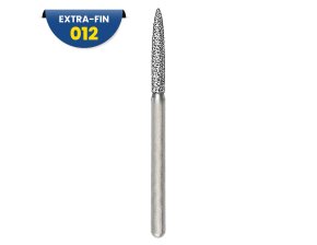 863EF - Fraise diamantée FG flamme longue 314 012 Grain EF (bte de 5)