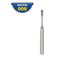 830RM - Fraise diamantée FG poire fine 314 009 Grain F (bte de 5)