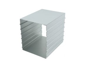 Porte-plateaux aluminium 20 x 15 cm