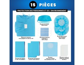 Set stérile d'Implantologie Alle - 15 pièces
